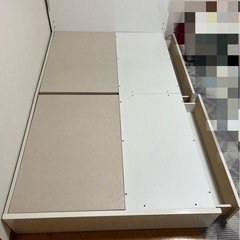 セミダブルへベッドの画像