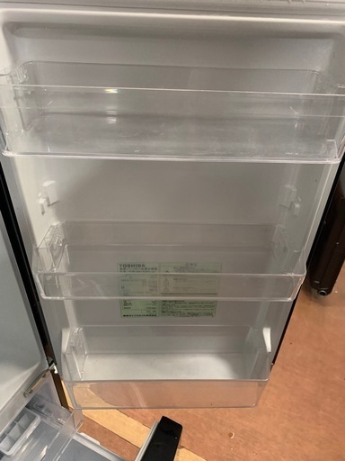 ※終了※【SALE? 20%OFF】 ★153L★ TOSHIBA 東芝 ノンフロン冷凍冷蔵庫 GR-M15BS（K）2018年製※清
