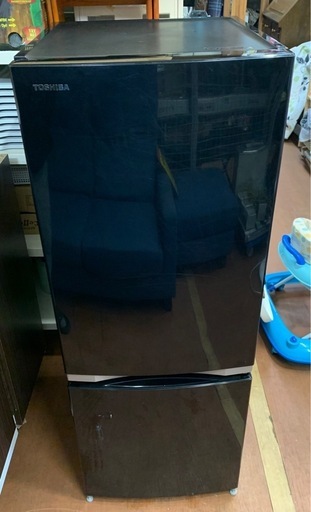 ※終了※【SALE? 20%OFF】 ★153L★ TOSHIBA 東芝 ノンフロン冷凍冷蔵庫 GR-M15BS（K）2018年製※清