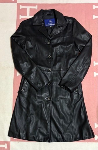 バーバリーブルーレーベル　レザーコート