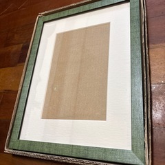 【10月末まで】グリーン系　額縁３.点セット　フォトフレームの画像