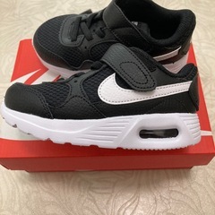 【新品】NIKE ナイキ エアマックス 14cm ブラック ホワイト キッズ ベビー スニーカーの画像