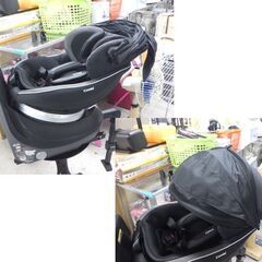 コンビ チャイルドシート クルムーヴ スマート ISOFIX エッグショック JG-650 新生児～ ブラック 360°ターン Combi ☆ 札幌市 北区 屯田の画像