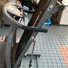 ★早い者勝ち★ランニングマシーン・ウォーキングマシーン・KS13031302・IGNIO イグニオ・折りたたみ式・高さ124cm×長さ163×幅64cmの画像