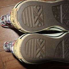 【KSD/B/20】コンバース・ハイカットALL☆STAR　サイズ24.5cm　レディースサイズ　ソール黄ばみあり オールドコンバース・結構古い商品の画像