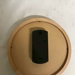 【北見市発】QUARTZ 壁時計 CH-899 白 (E3695wM)の画像