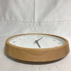 【北見市発】QUARTZ 壁時計 CH-899 白 (E3695wM)の画像