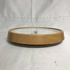 【北見市発】QUARTZ 壁時計 CH-899 白 (E3695wM)の画像