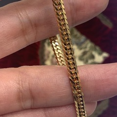 K18 6面ダブル　喜平ブレスレット　10.4g 約18cmの画像