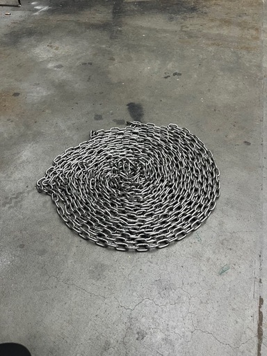 ステンレス　鎖　チェーン　6mm　21M　バリケード