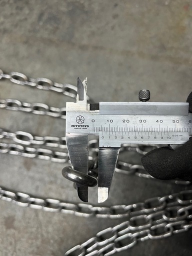 ステンレス　鎖　チェーン　6mm　21M　バリケード