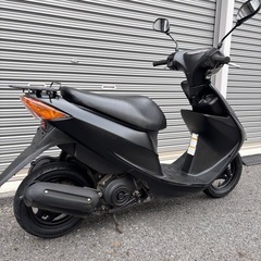 4330.定番人気　アドレスv50 白メーター　バッテリー、ミラー新品　千葉県柏市　即日配送、自走引き取りも可能の画像