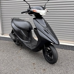 4330.定番人気　アドレスv50 白メーター　バッテリー、ミラー新品　千葉県柏市　即日配送、自走引き取りも可能の画像