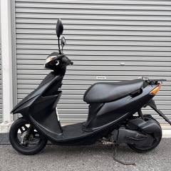 4330.定番人気　アドレスv50 白メーター　バッテリー、ミラー新品　千葉県柏市　即日配送、自走引き取りも可能の画像