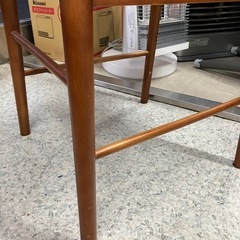 A2510-709 不二貿易（株） ダイニングチェア キズ汚れ剥がれ有り 中古の画像