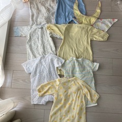 ベビー服　ロンパース　肌着　ベビー用品　スタイ　よだれがけ　ベビースタイの画像