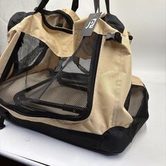 ペットキャリーバッグ 折りたたみ式 メッシュ仕様（新品・未使用）の画像