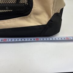 ペットキャリーバッグ 折りたたみ式 メッシュ仕様（新品・未使用）の画像