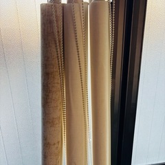 ニトリ ロールカーテン 3本　の画像