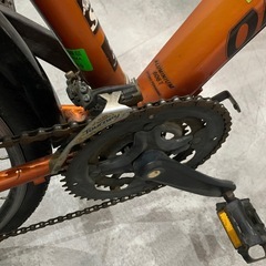 【ジモティー割】OFFICE PRESS クロスバイク　カラー:オレンジ（ID1482）の画像