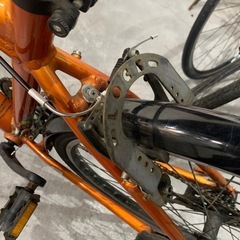 【ジモティー割】OFFICE PRESS クロスバイク　カラー:オレンジ（ID1482）の画像