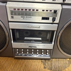 [取引者決定済]　ナショナル　昭和のラジカセ　の画像