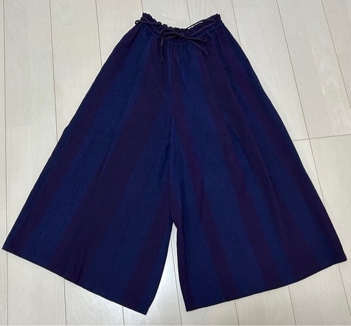 儀右衛門　ギエモン　久留米絣　袴パンツ