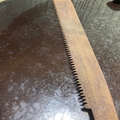 レトロなノコギリ　鋸の画像