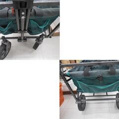 アウトドア キャリーワゴン 折り畳みワゴン グリーン 苫小牧西店の画像