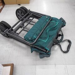 アウトドア キャリーワゴン 折り畳みワゴン グリーン 苫小牧西店の画像