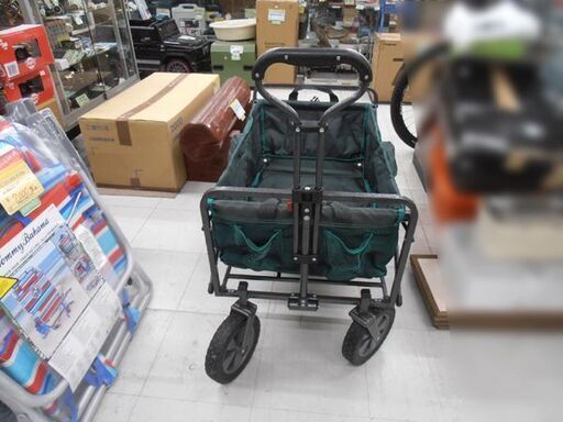 アウトドア キャリーワゴン 折り畳みワゴン グリーン 苫小牧西店