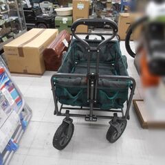 アウトドア キャリーワゴン 折り畳みワゴン グリーン 苫小牧西店の画像