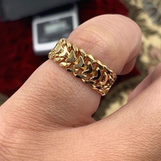 K18 ビスマルクリング　4.2g 約7.5号から8号