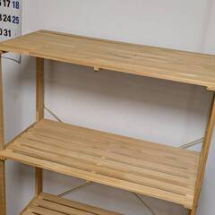 木製３段パインラック 収納棚 中古家具 インテリア【おまとめ２万円以上で熊本送料無料/離島不可】の画像
