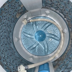 配達設置無料 東芝 洗濯機 5kg パワフル浸透洗浄 Wセンサー 風乾燥機能付の画像