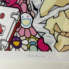 村上隆 × 江口寿史 famicom 100枚限定 版画の画像