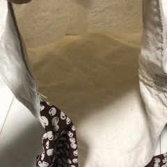 古着　紐で長さ調節できるトートバッグの画像