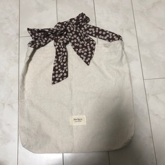 古着　紐で長さ調節できるトートバッグの画像