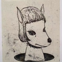 奈良美智 版画 【Spockie】の画像