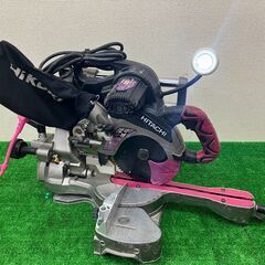 【SIW】HITACHI 日立工機 C7RSHC 100V 190mm卓上スライド丸のこ【中古動作品】の画像