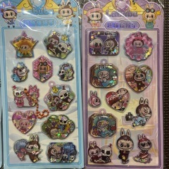 大人気な為削除あり。。ラブブ水シール11枚在庫ありの画像