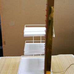 小さな陳列棚　３段　販促用店舗用品　POPの画像