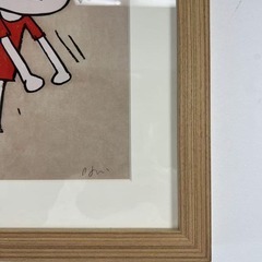 奈良美智（ならよしとも）「pissed off」 木版画 ED50の画像