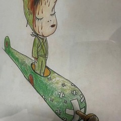 奈良美智直筆原画【世界に一点のみ存在する唯一無二の作品】の画像