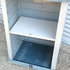 配達先決定🚚　無料配達します🚚灯油・釣り道具保管に！💖ウッディロッカー💖 幅57×奥48×高92cm💖アイリスオーヤマ💖の画像