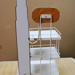 小さな陳列棚　３段　販促用店舗用品　POPの画像