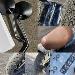 ⭐️スクーピー低燃費FIインジェクションモデル⭐️バッテリー・シート・プラグ・グリップなど新品交換済みで快調⭐️50cc原付スクーター⭐️の画像