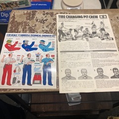 1/20 ピットクルーセット タイヤチェンジ(フィギュア7体セット) 「グランプリコレクション No.31の画像