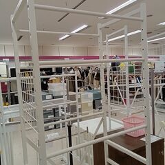 リユースのサカイ栃木店★ジモティ割あり★  メタルラック ホワイト W59×D40.5×H180 クリーニング済み TC11359の画像