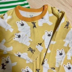 【子供服】ユニクロ　80cm 長袖2枚セットの画像